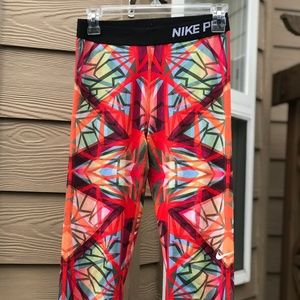 Nike Multicolored Running Tights